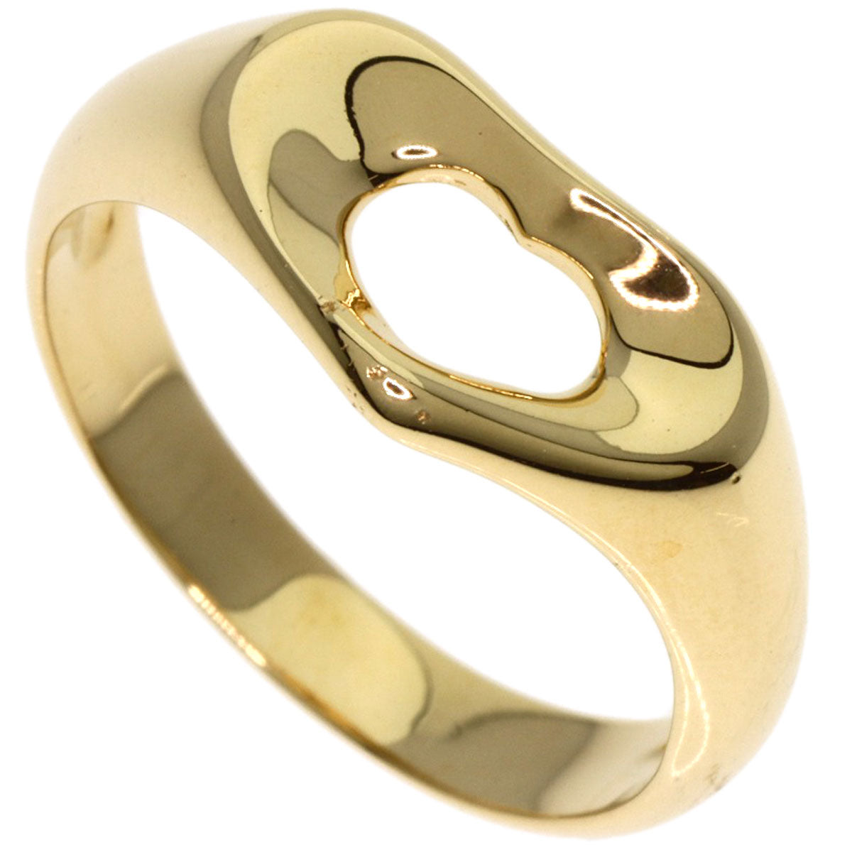 TIFFANY&Co.   Ring Open heart K18 Yellow Gold Ladies