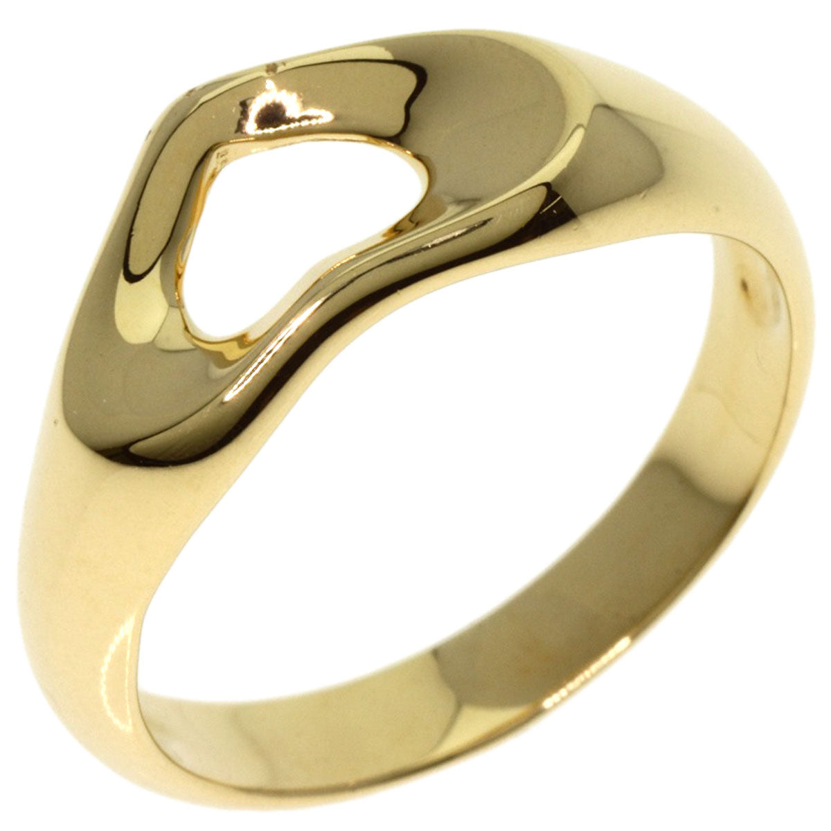 TIFFANY&Co.   Ring Open heart K18 Yellow Gold Ladies