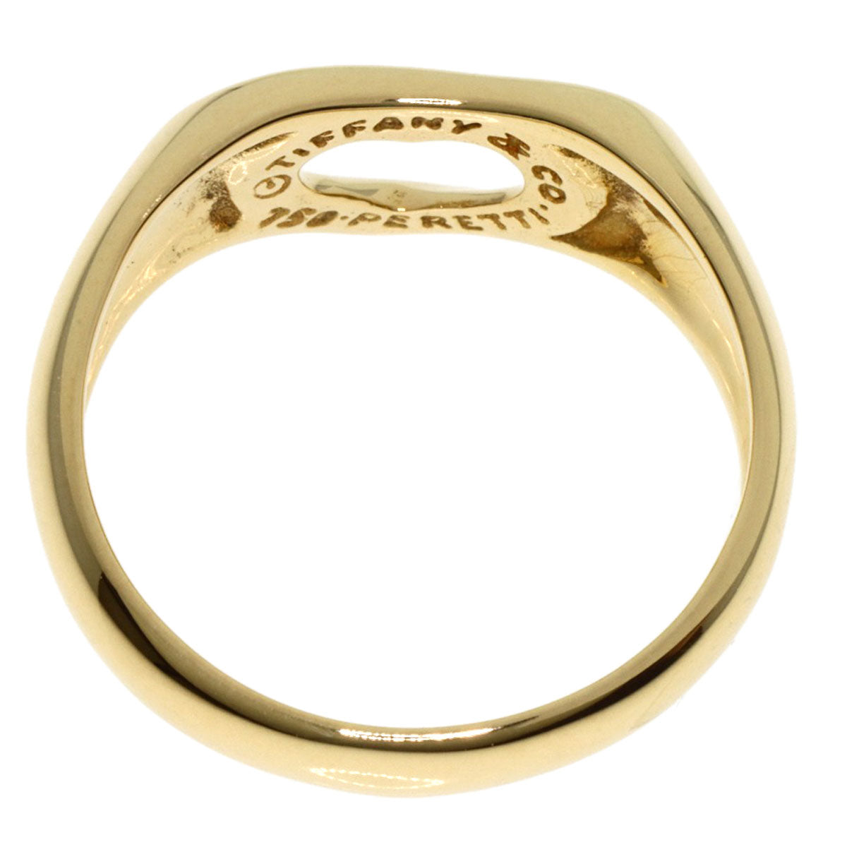 TIFFANY&Co.   Ring Open heart K18 Yellow Gold Ladies