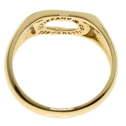 TIFFANY&Co.   Ring Open heart K18 Yellow Gold Ladies