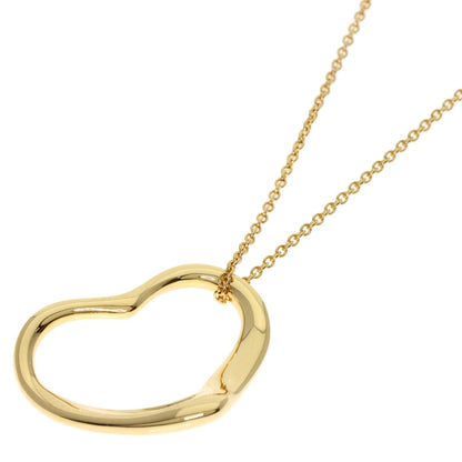 TIFFANY&Co. Open heart Necklace K18 Yellow Gold Ladies [Used]