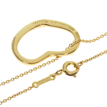 TIFFANY&Co. Open heart Necklace K18 Yellow Gold Ladies [Used]