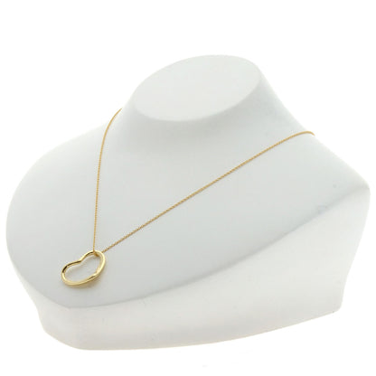 TIFFANY&Co. Open heart Necklace K18 Yellow Gold Ladies [Used]