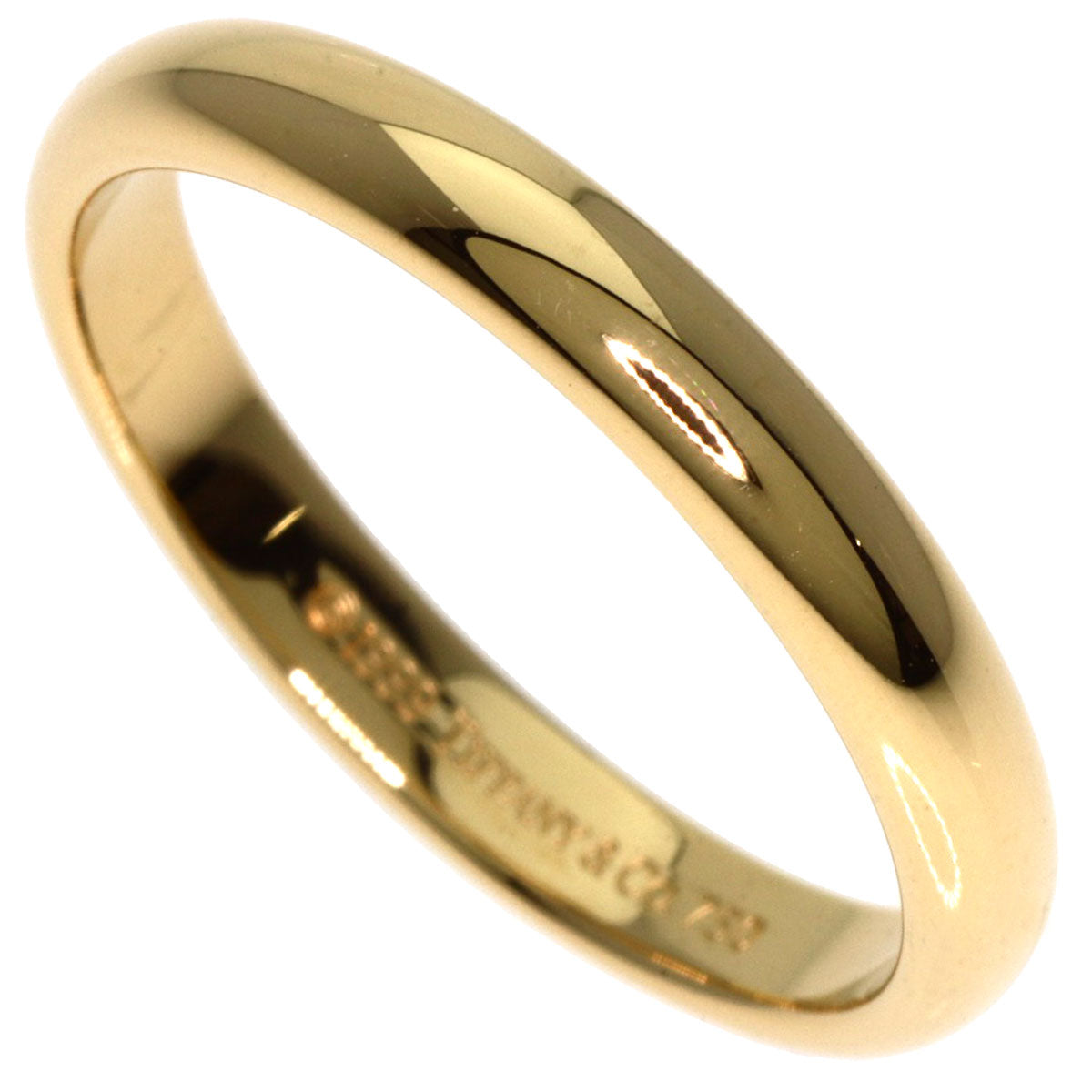 TIFFANY&Co.   Ring Band ring K18 Yellow Gold Ladies