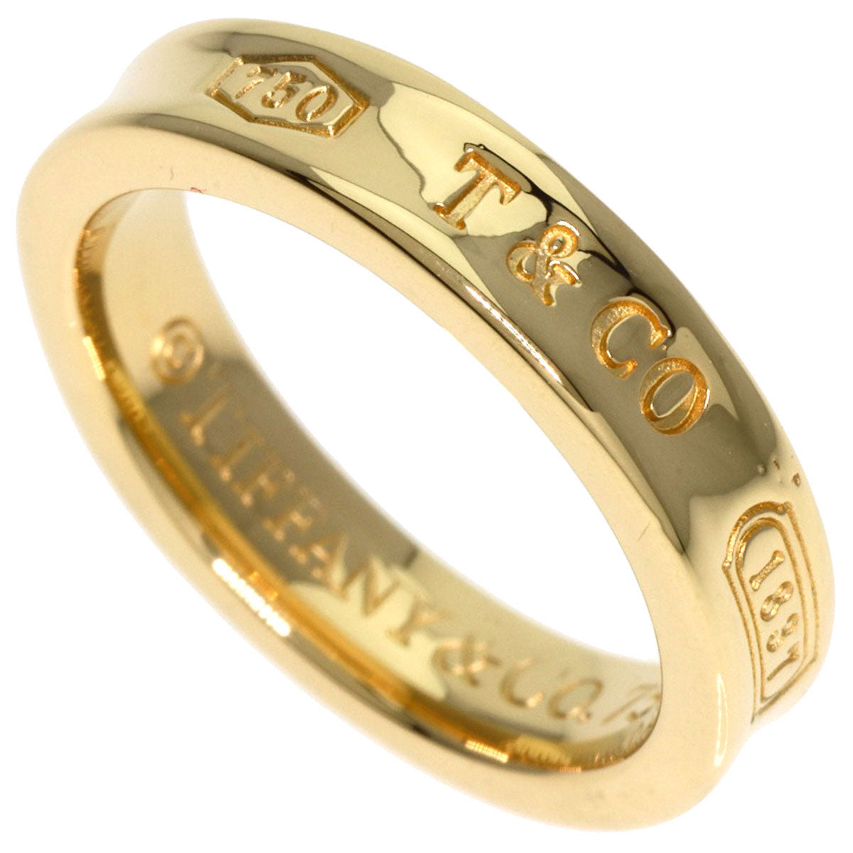 TIFFANY&Co.   Ring 1837 Narrow K18 Yellow Gold Ladies