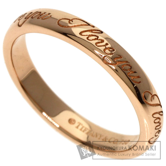 TIFFANY&Co.   Ring Notes I Love You K18 Pink Gold Ladies