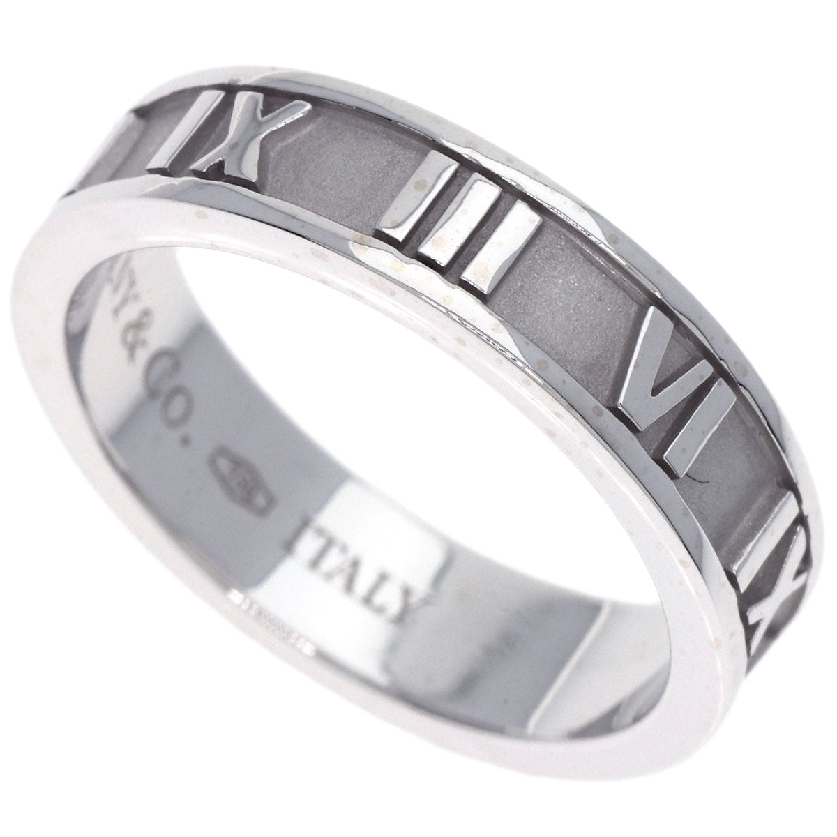 TIFFANY&Co. Atlas Ring K18 White Gold Ladies [Used]
