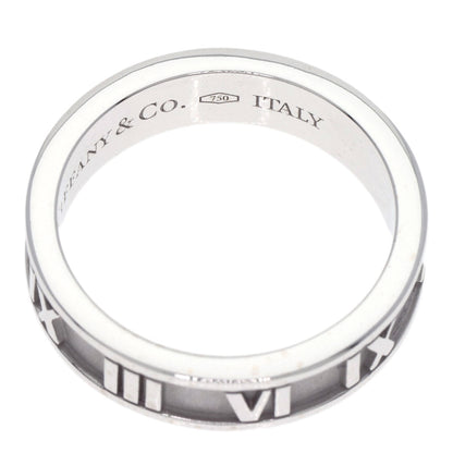 TIFFANY&Co. Atlas Ring K18 White Gold Ladies [Used]