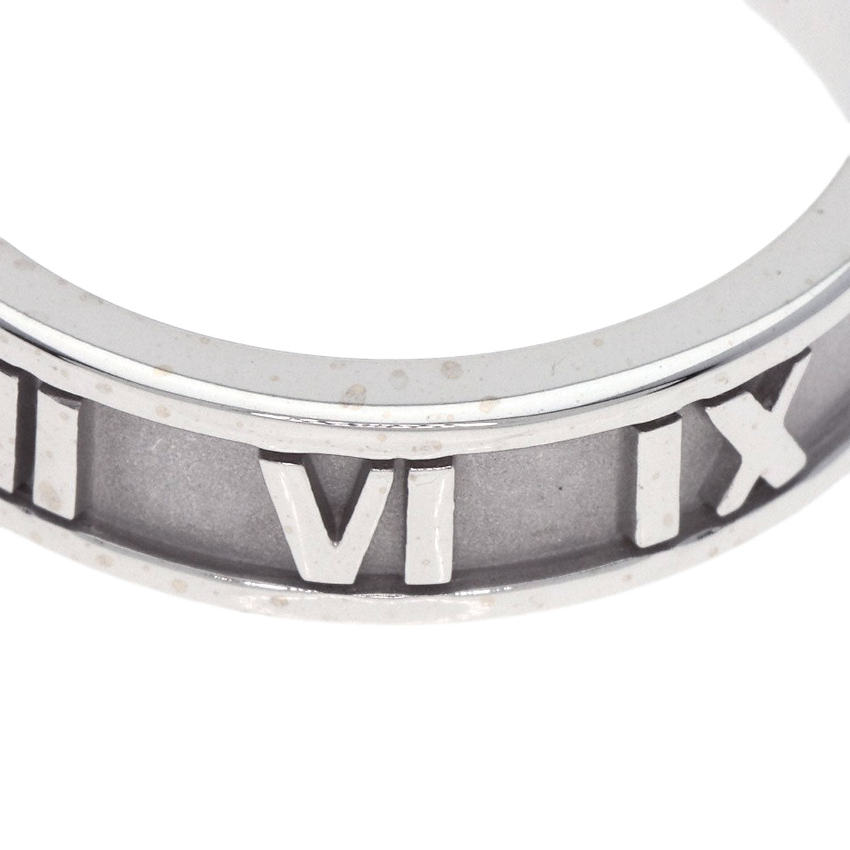 TIFFANY&Co. Atlas Ring K18 White Gold Ladies [Used]