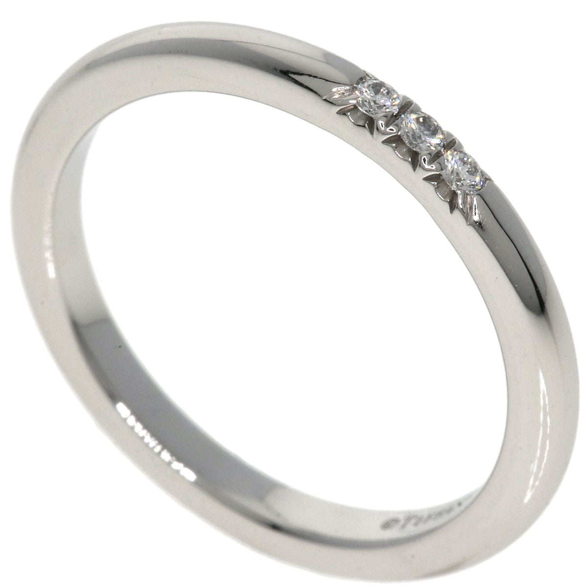 TIFFANY&Co. Forever Wedding Band Diamond Ring Platinum PT950 Ladies [Used]