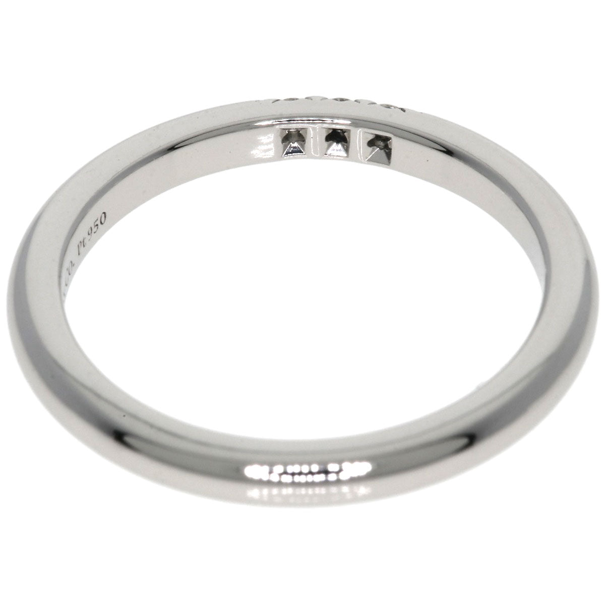 TIFFANY&Co. Forever Wedding Band Diamond Ring Platinum PT950 Ladies [Used]