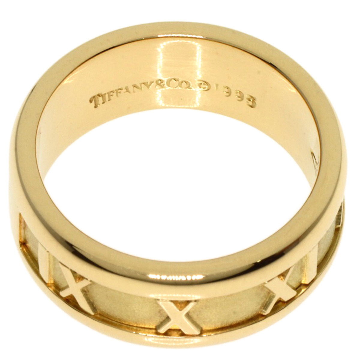 TIFFANY&Co.   Ring Atlas K18 Yellow Gold Ladies