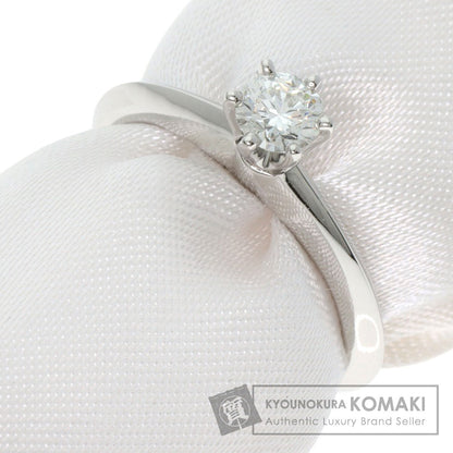 TIFFANY&Co. Solitaire Diamond Ring Platinum PT950 Ladies [Used]