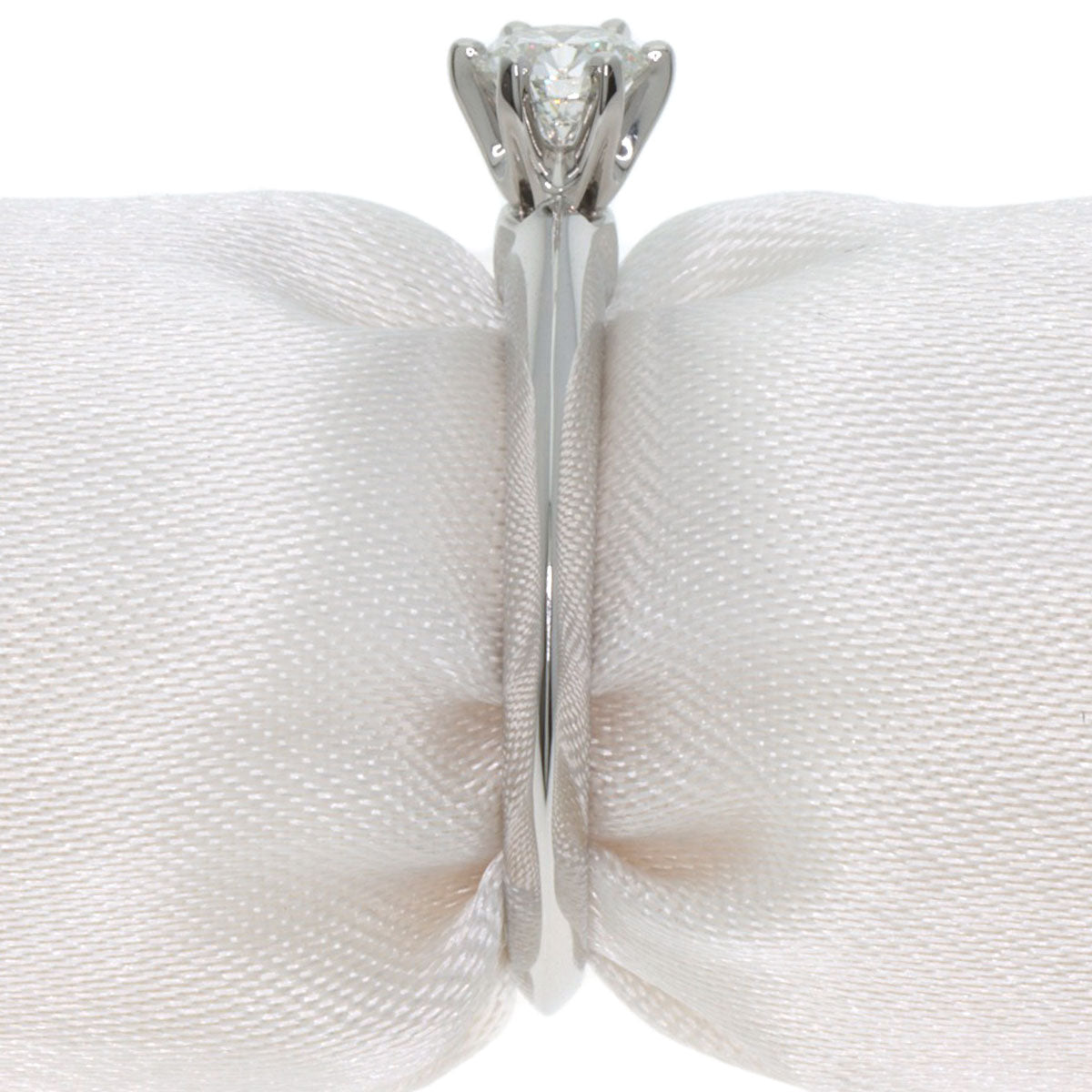 TIFFANY&Co. Solitaire Diamond Ring Platinum PT950 Ladies [Used]