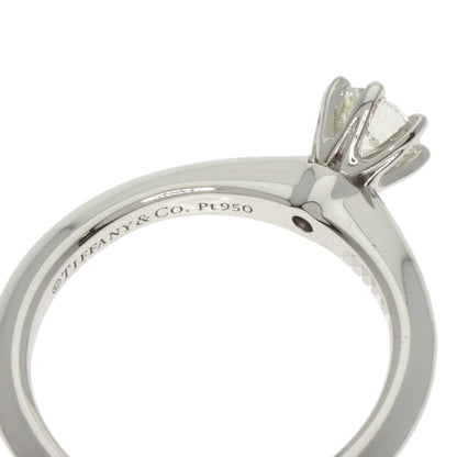 TIFFANY&Co. Solitaire Diamond Ring Platinum PT950 Ladies [Used]