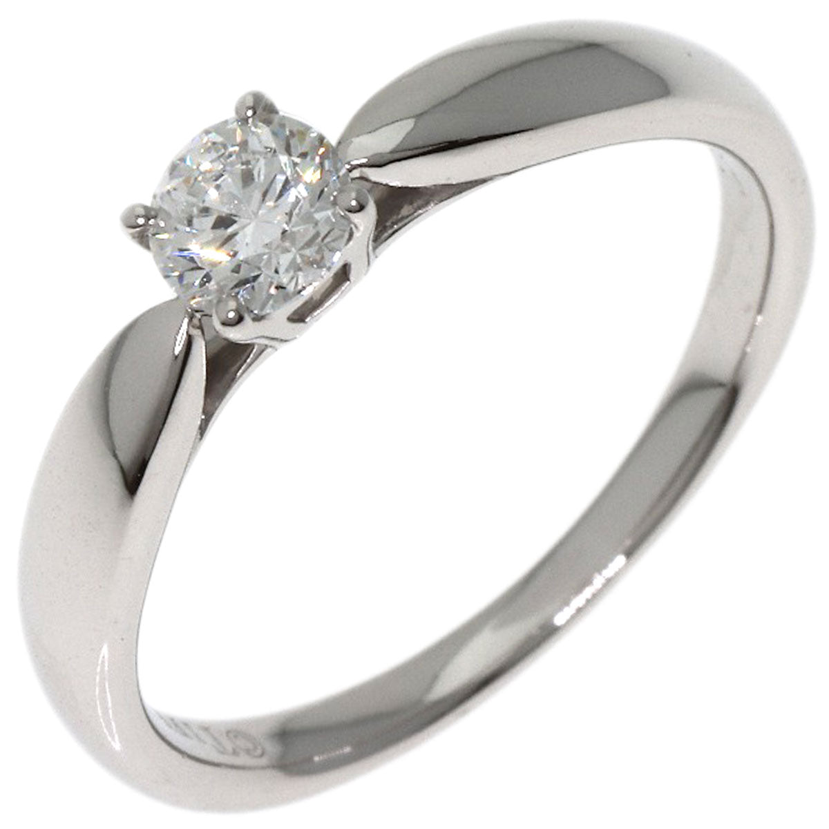 TIFFANY&Co. Harmony 1P Diamond Ring Platinum PT950 Ladies [Used]