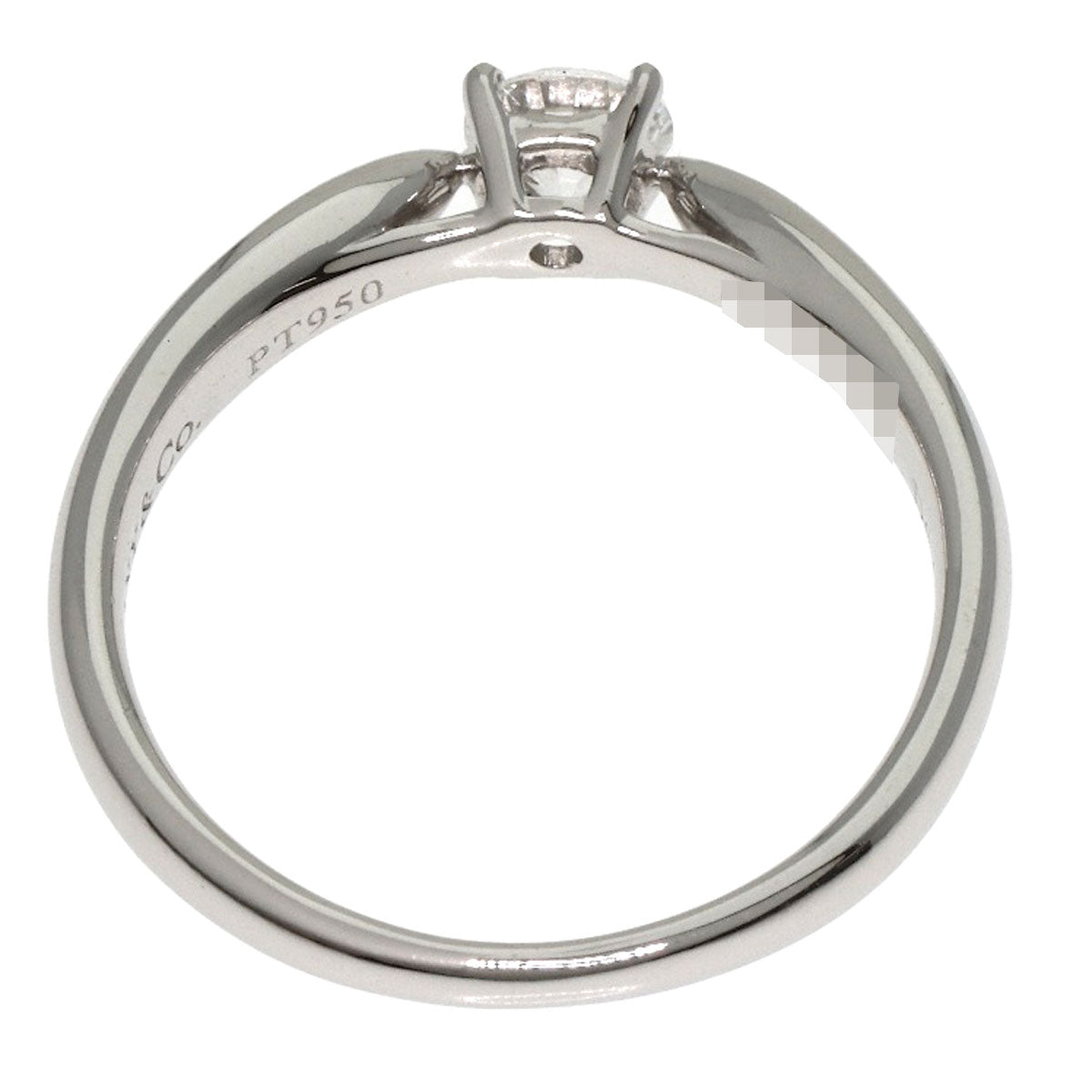 TIFFANY&Co. Harmony 1P Diamond Ring Platinum PT950 Ladies [Used]