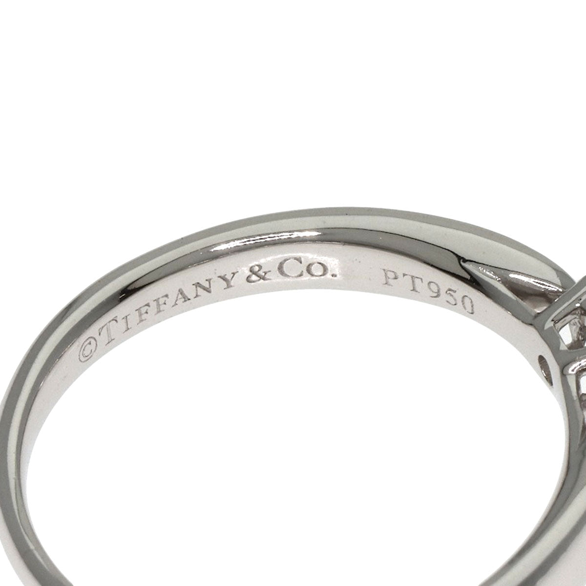TIFFANY&Co. Harmony 1P Diamond Ring Platinum PT950 Ladies [Used]