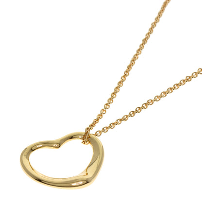 TIFFANY&Co.   Necklace Open heart K18 Yellow Gold Ladies