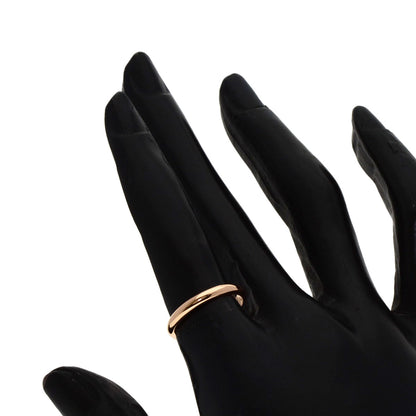 CARTIER Classic Wedding #50 Ring K18 Pink Gold Ladies [Used]