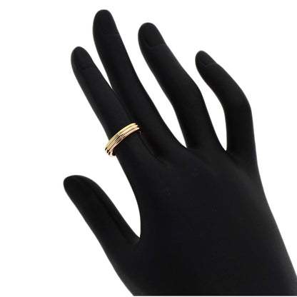 CARTIER Three color Ring K18 Yellow Gold K18 White GoldLadies [Used]