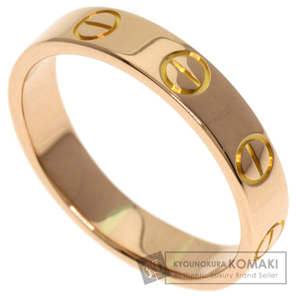 CARTIER mini love ring Ring K18 Pink Gold Ladies [Used]