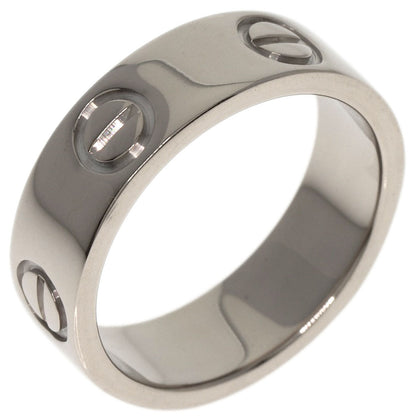 CARTIER love ring #47 Ring K18 White Gold Ladies [Used]