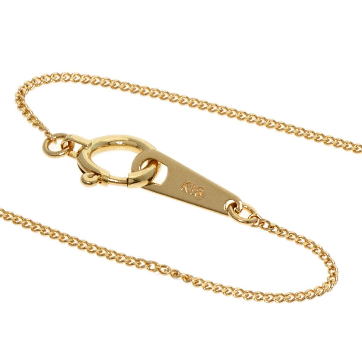 MIKIMOTO Pearl Pearl Diamond Necklace K18 Yellow Gold Ladies [Used]