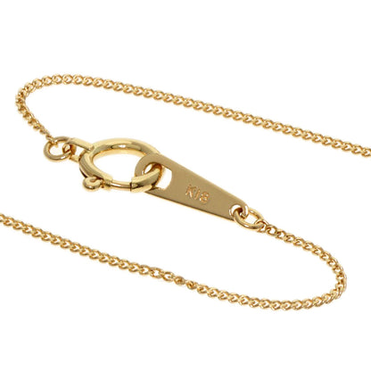 MIKIMOTO Pearl Pearl Diamond Necklace K18 Yellow Gold Ladies [Used]