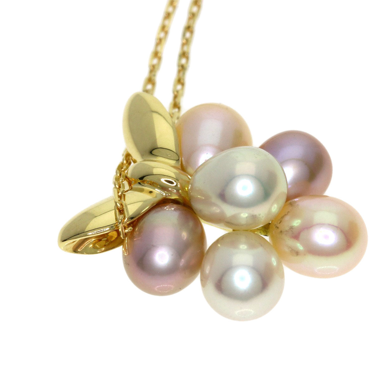 MIKIMOTO Pearl Pearl Necklace K18 Yellow Gold Ladies [Used]