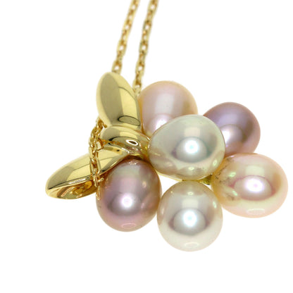 MIKIMOTO Pearl Pearl Necklace K18 Yellow Gold Ladies [Used]