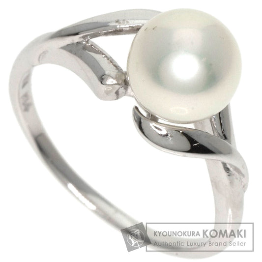 MIKIMOTO Pearl Pearl Ring K14 White Gold Ladies [Used]