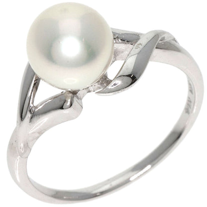 MIKIMOTO Pearl Pearl Ring K14 White Gold Ladies [Used]