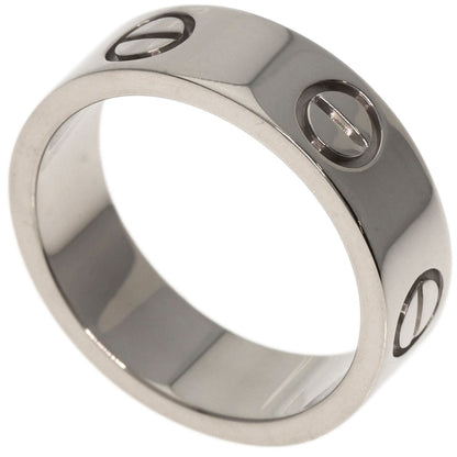 CARTIER   Ring love ring #50 K18 White Gold Ladies