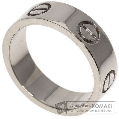 CARTIER   Ring love ring #50 K18 White Gold Ladies