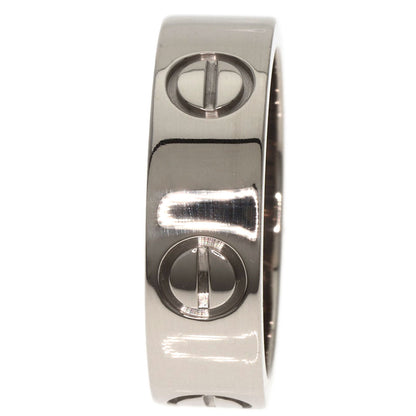 CARTIER   Ring love ring #50 K18 White Gold Ladies