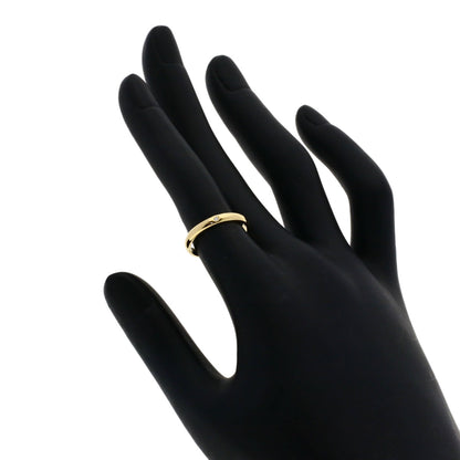 CARTIER   Ring Wedding 1P Diamond #49 K18 Yellow Gold Ladies