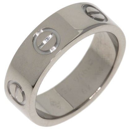 CARTIER love ring #49 Ring K18 White Gold Ladies [Used]