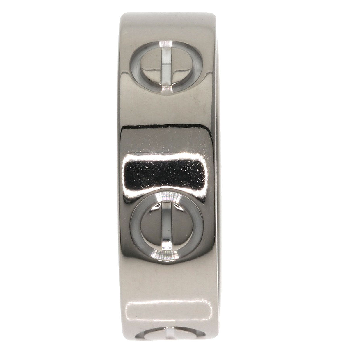 CARTIER love ring #49 Ring K18 White Gold Ladies [Used]