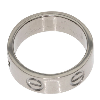CARTIER love ring #49 Ring K18 White Gold Ladies [Used]