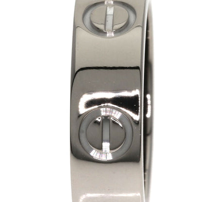 CARTIER love ring #49 Ring K18 White Gold Ladies [Used]