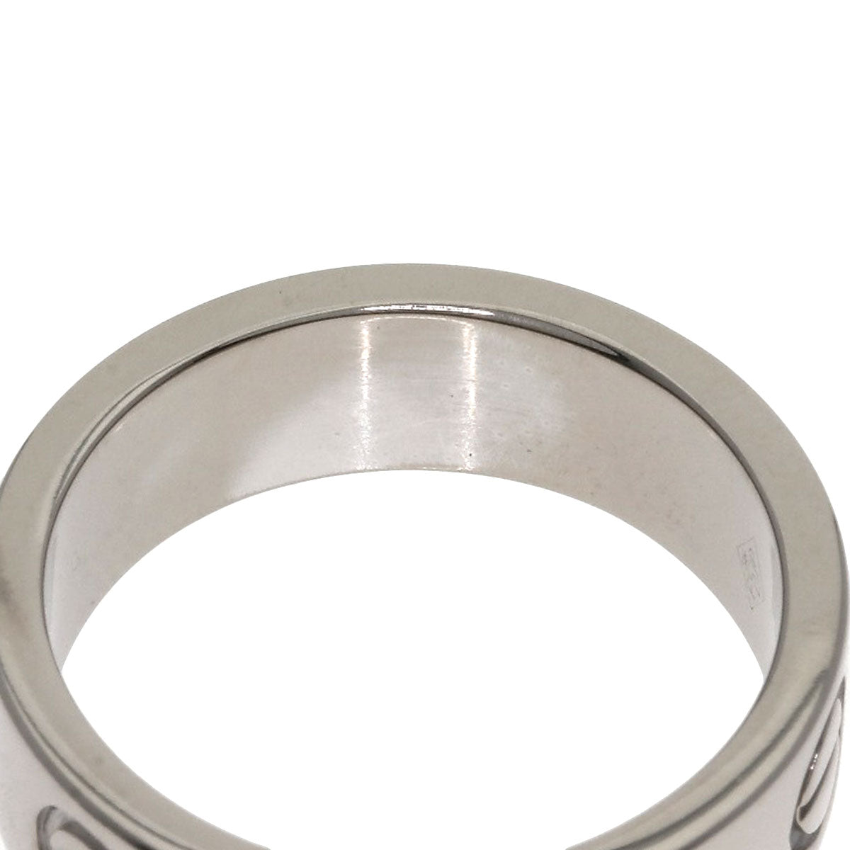 CARTIER love ring #49 Ring K18 White Gold Ladies [Used]