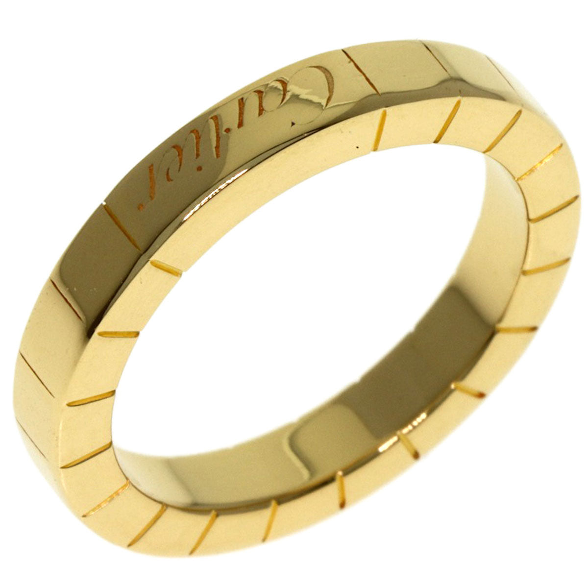 CARTIER Laniere # 49 Ring K18 Yellow Gold Ladies [Used]