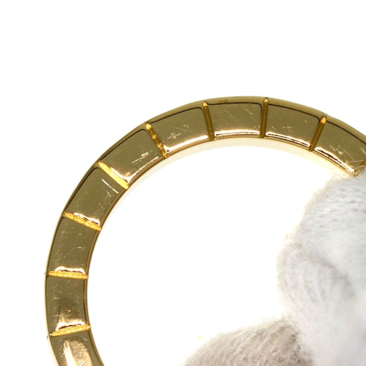 CARTIER Laniere # 49 Ring K18 Yellow Gold Ladies [Used]