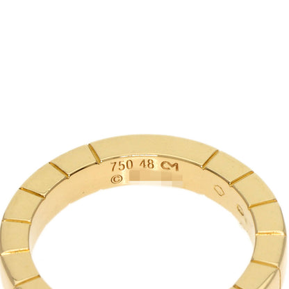 CARTIER Lanier 1P Diamond # 48 Ring K18 Yellow Gold Ladies [Used]