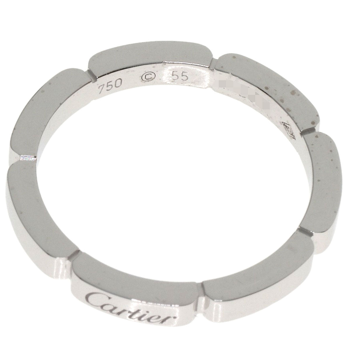 CARTIER Mayon PANTHERE #55 Ring K18 White Gold Ladies [Used]