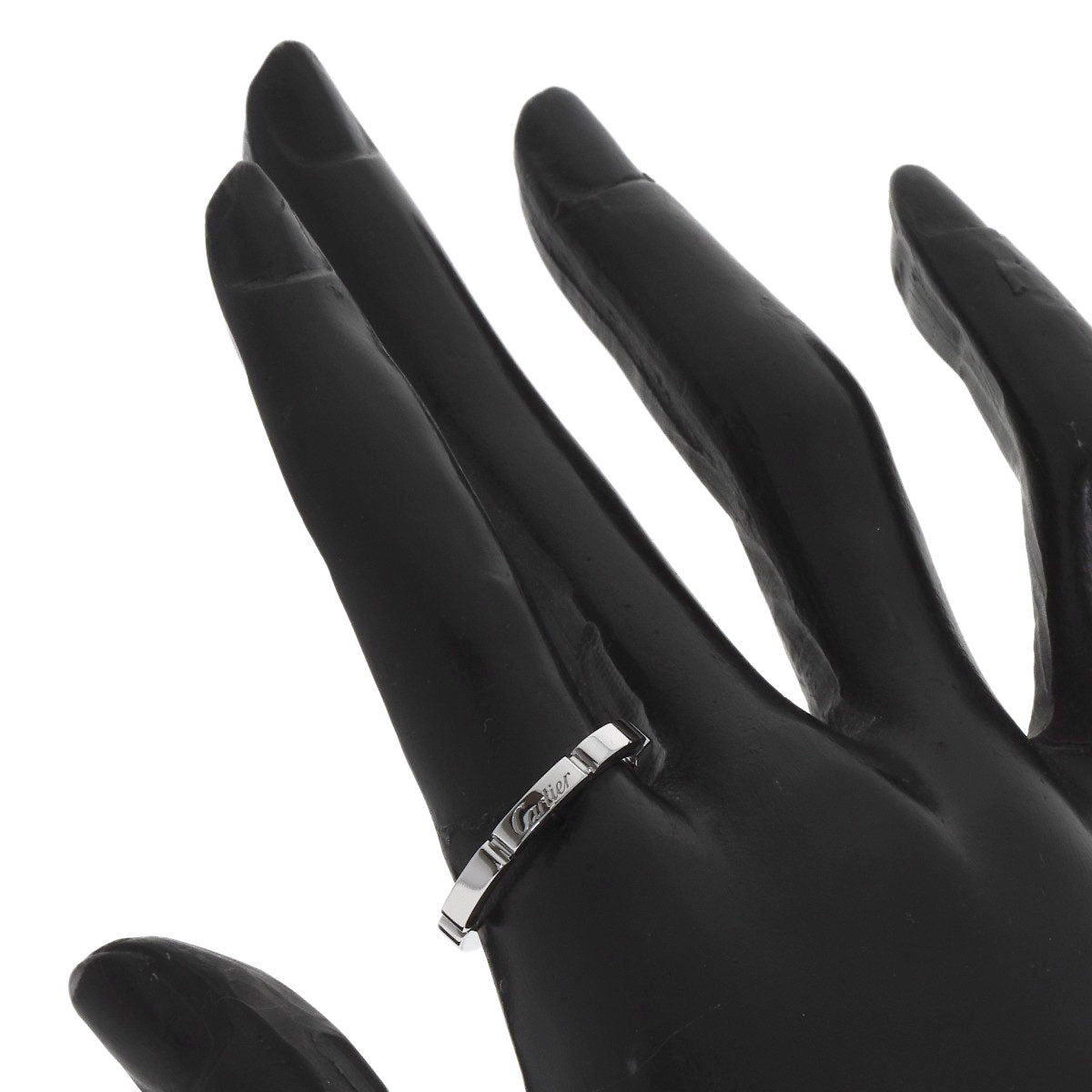 CARTIER Mayon PANTHERE #55 Ring K18 White Gold Ladies [Used]