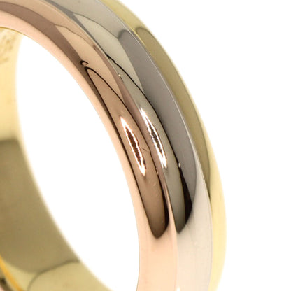 CARTIER Three colors # 48 Ring K18 Yellow Gold K18 White GoldLadies [Used]