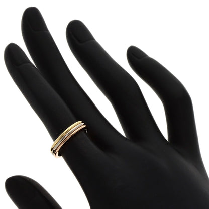 CARTIER Three colors # 48 Ring K18 Yellow Gold K18 White GoldLadies [Used]