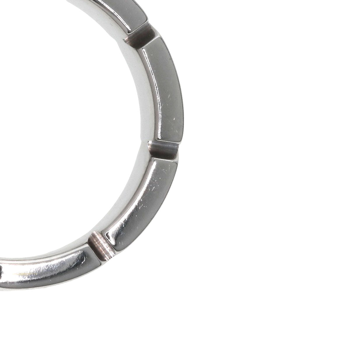 CARTIER Tank Francaise Diamond #48 Ring K18 White Gold Ladies [Used]